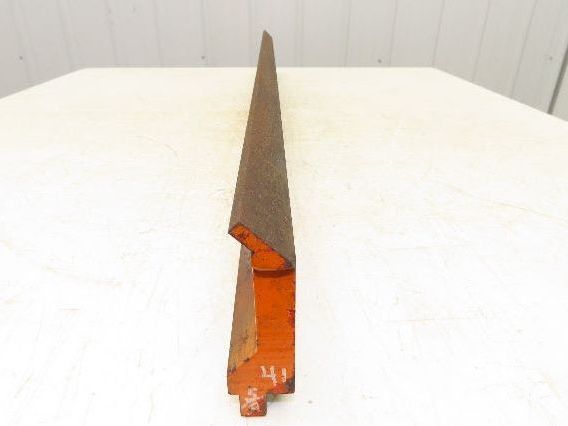 Press Brake Gooseneck Punch Die 41-5/8" Long 90° V 1/4" Finger 3-3/4" H