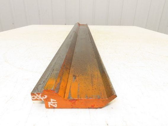 Press Brake Gooseneck Punch Die 42-3/8" Long 90° V 1/4" Finger 3-3/4" H