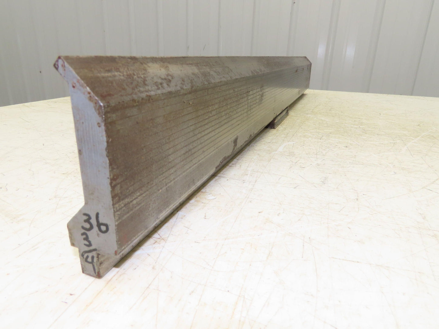 Press Brake Gooseneck Punch Die 36-3/4" Long 90° V 1/4" Finger 3-3/4" H