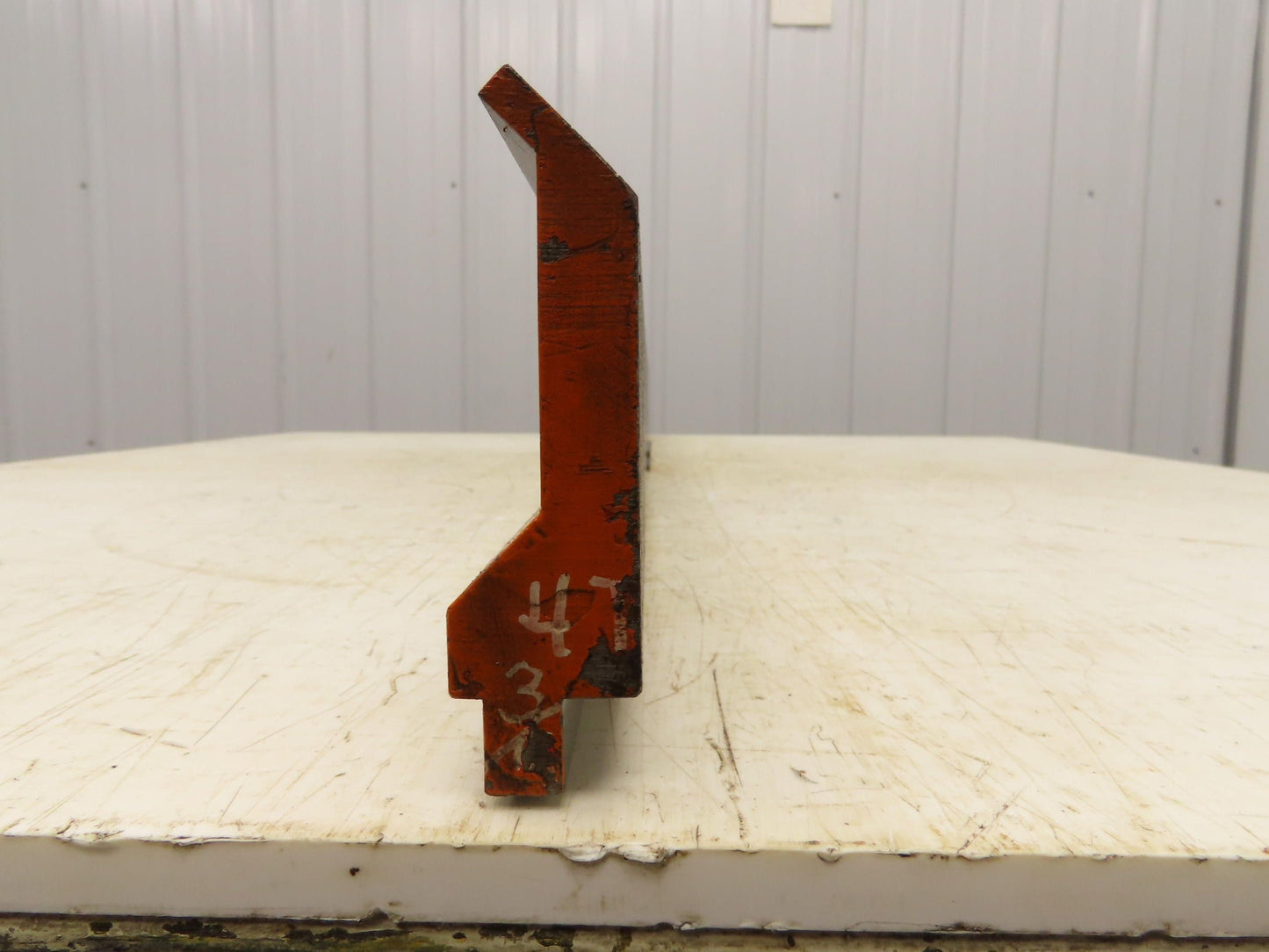 Press Brake Gooseneck Punch Die 47-13/16" Long 90° V 1/4" Finger 3-3/4" H