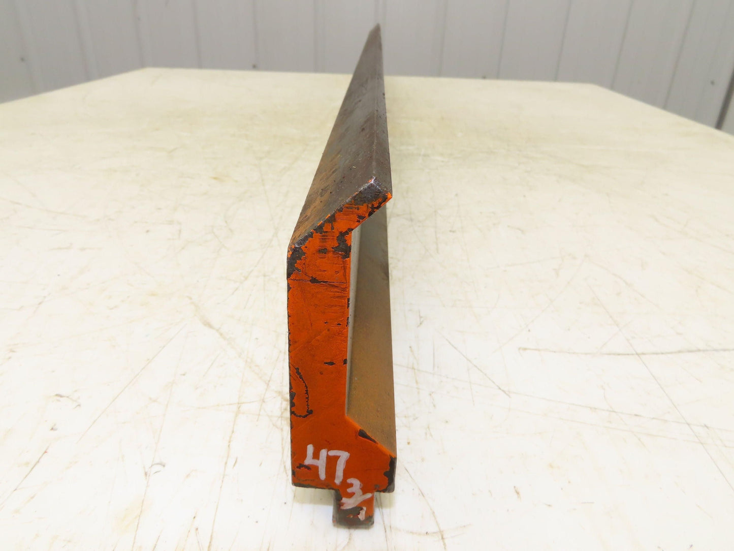 Press Brake Gooseneck Punch Die 47-13/16" Long 90° V 1/4" Finger 3-3/4" H