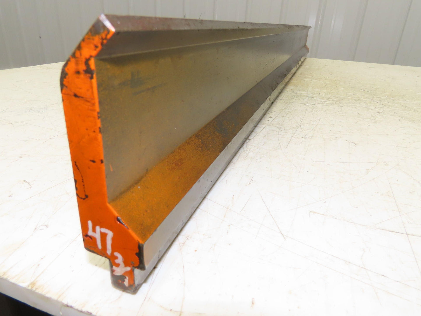 Press Brake Gooseneck Punch Die 47-13/16" Long 90° V 1/4" Finger 3-3/4" H