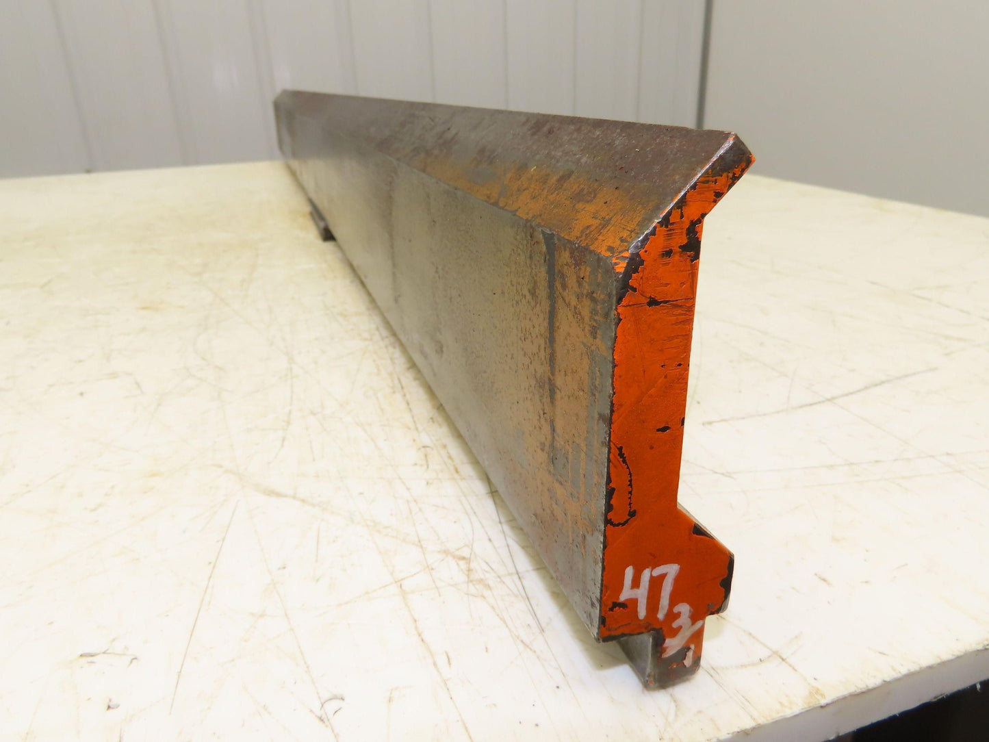 Press Brake Gooseneck Punch Die 47-13/16" Long 90° V 1/4" Finger 3-3/4" H