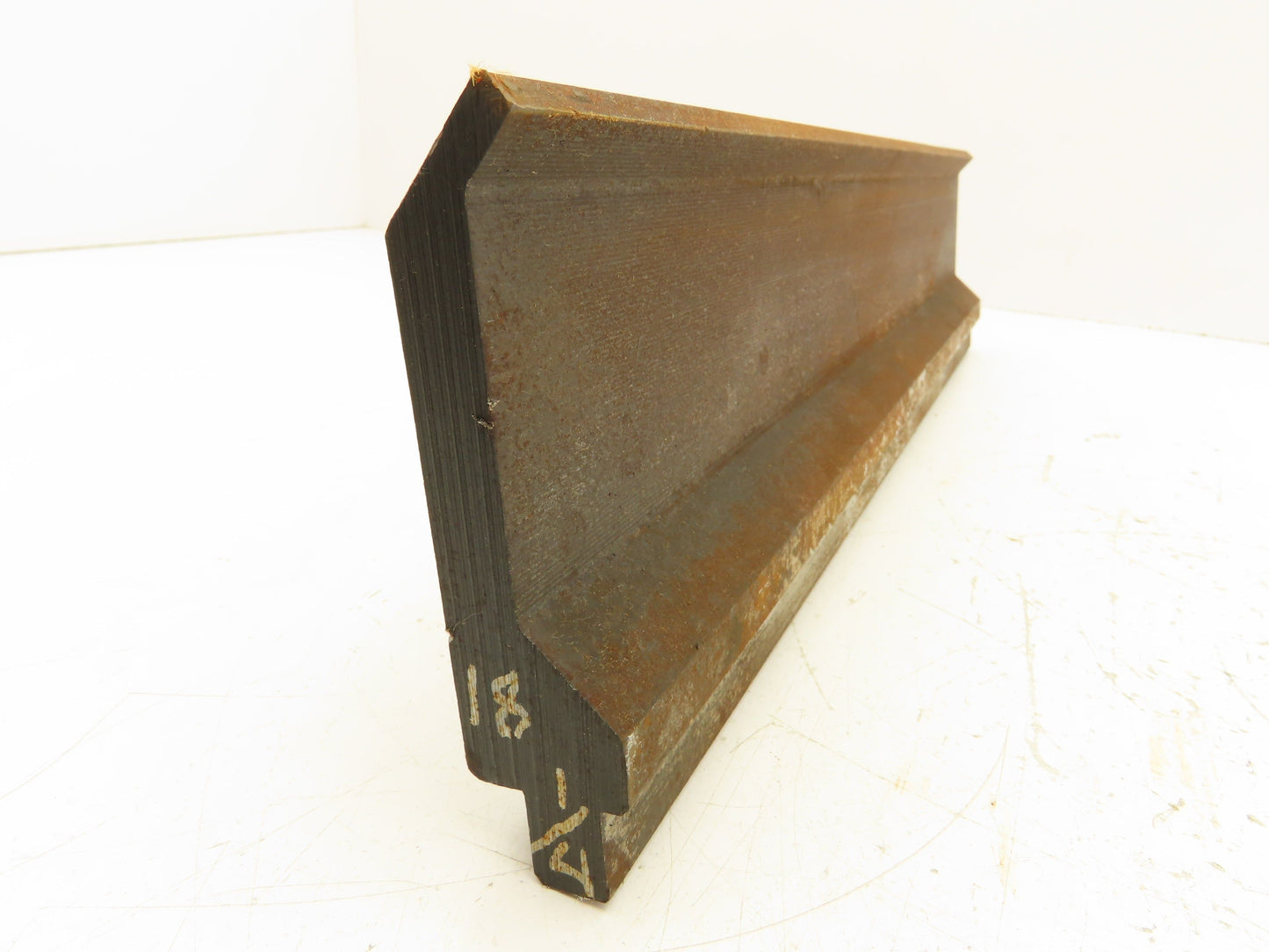 Press Brake Gooseneck Punch Die 9-1/2" Long 90° V 1/4" Finger 3-3/4" H