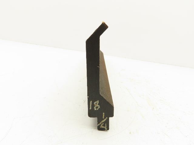 Press Brake Gooseneck Punch Die 9-1/2" Long 90° V 1/4" Finger 3-3/4" H