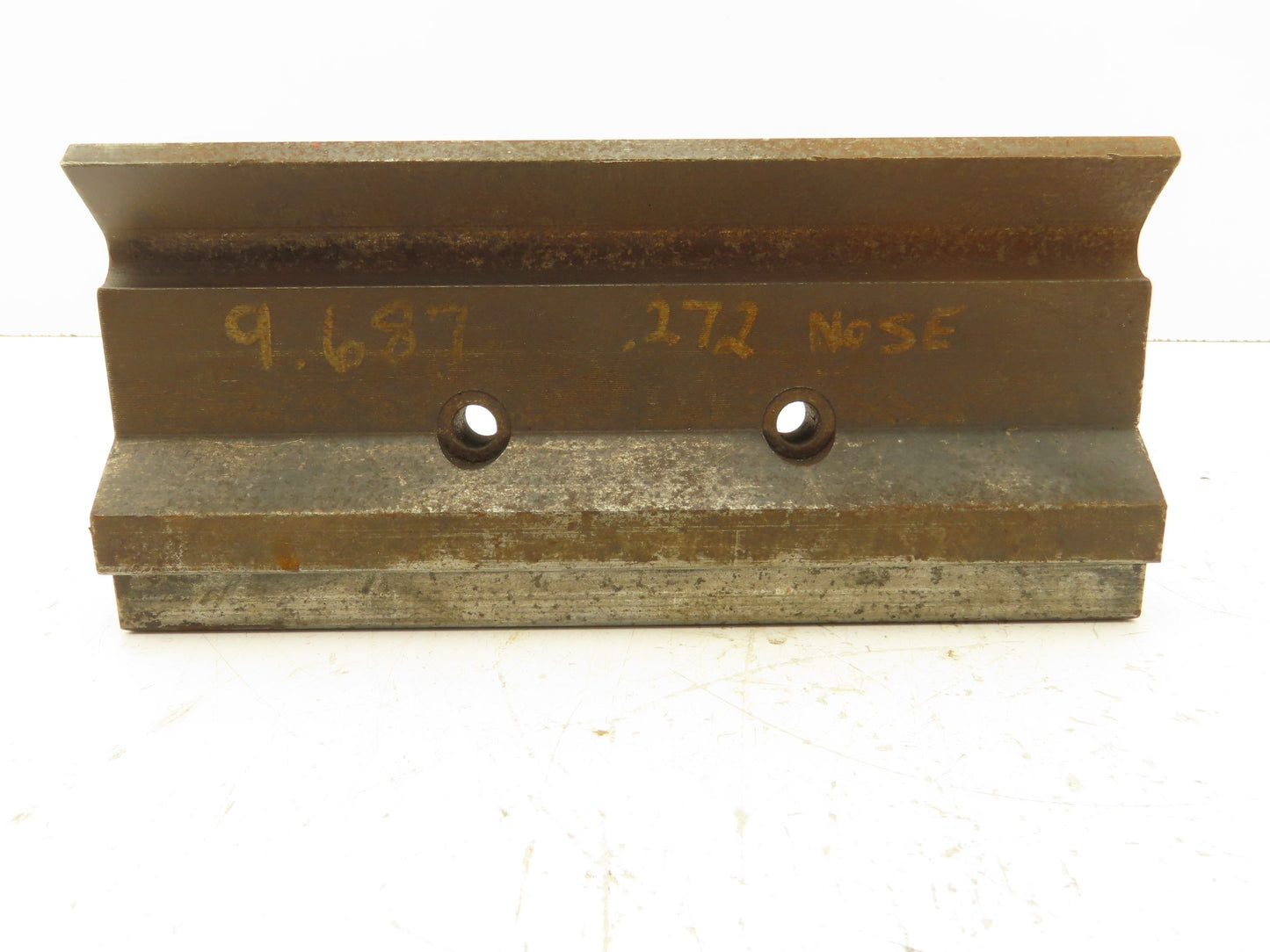 Press Brake Gooseneck Punch Die 18-1/4" Long 90° V 1/4" Finger 3-3/4" H