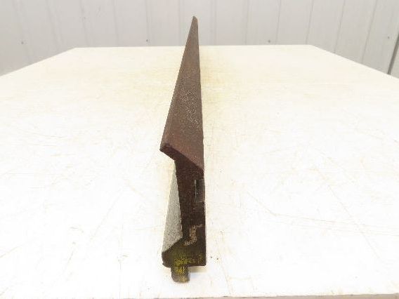 Press Brake Gooseneck Punch Die 61" Long 90° V 1/4" Finger 3-3/4" H 5/8" Notch