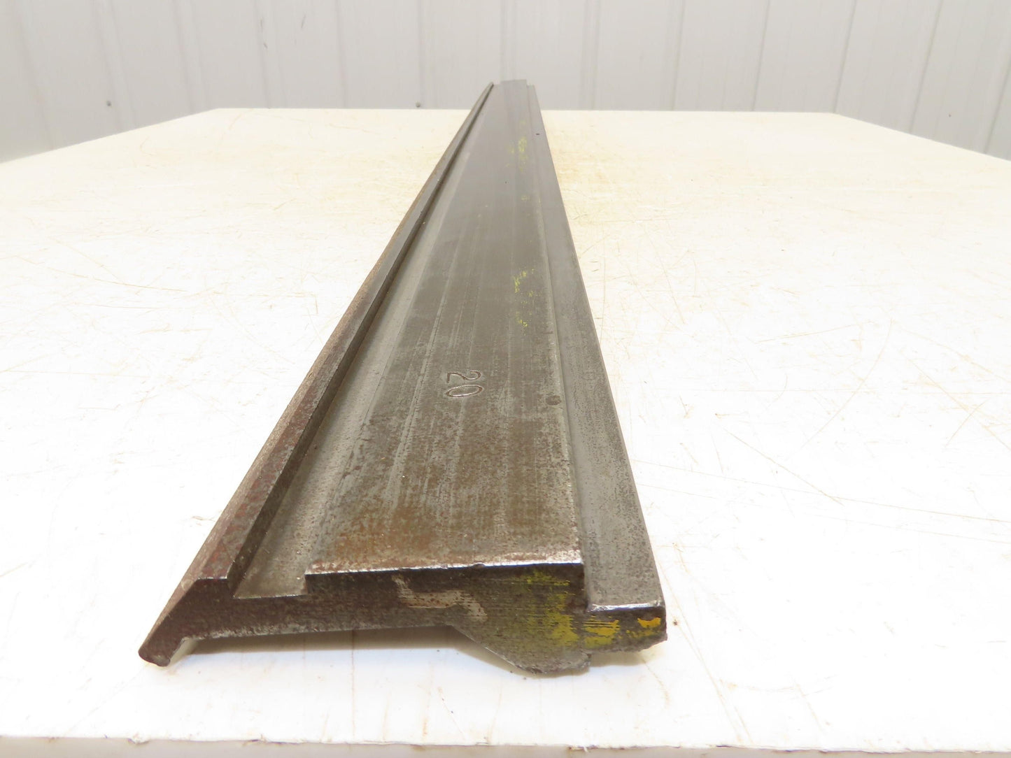 Press Brake Gooseneck Punch Die 61" Long 90° V 1/4" Finger 3-3/4" H 5/8" Notch
