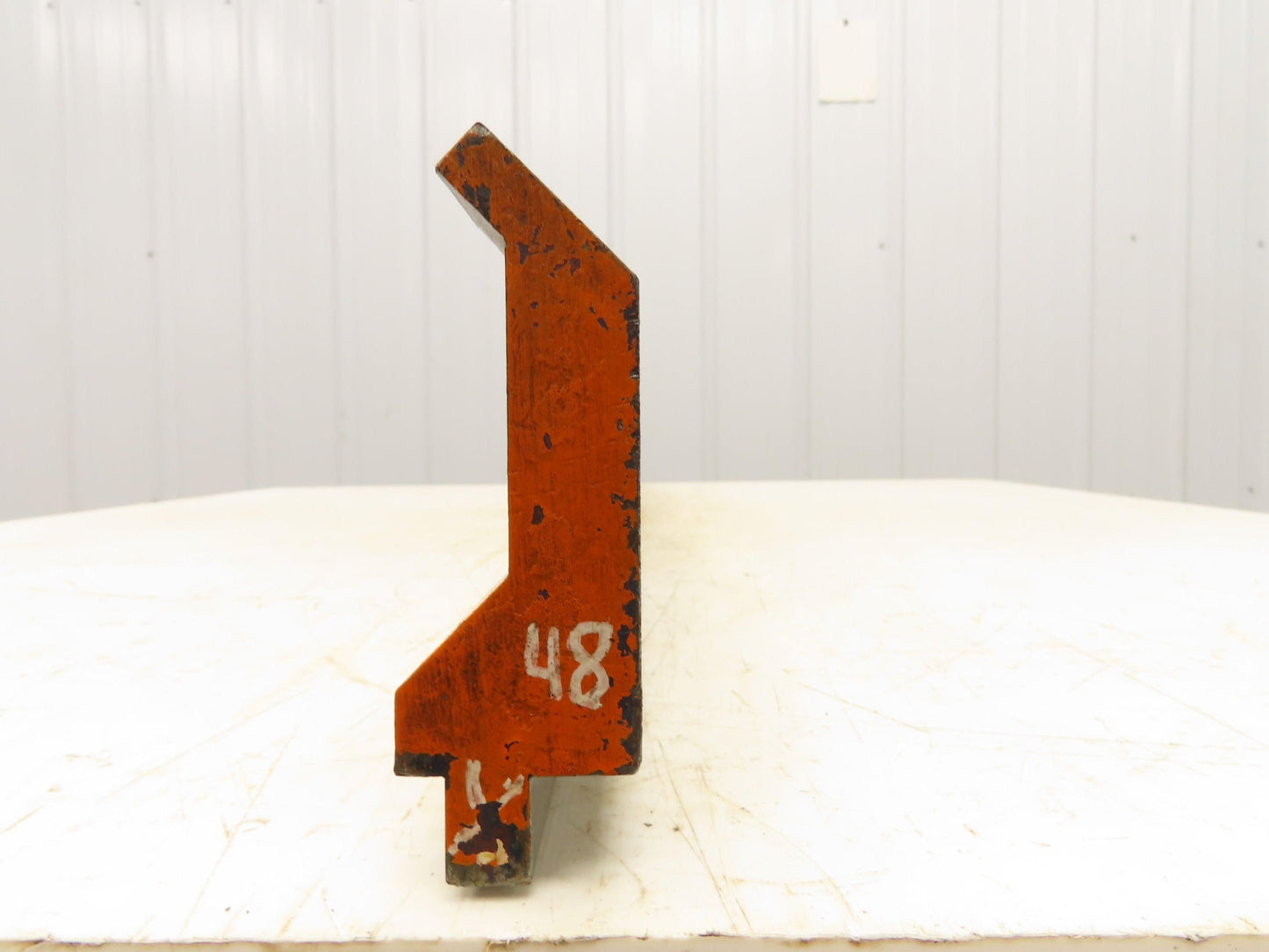 Press Brake Gooseneck Punch Die 48-1/4" Long 90° V 3/8" Finger 3-3/4" H