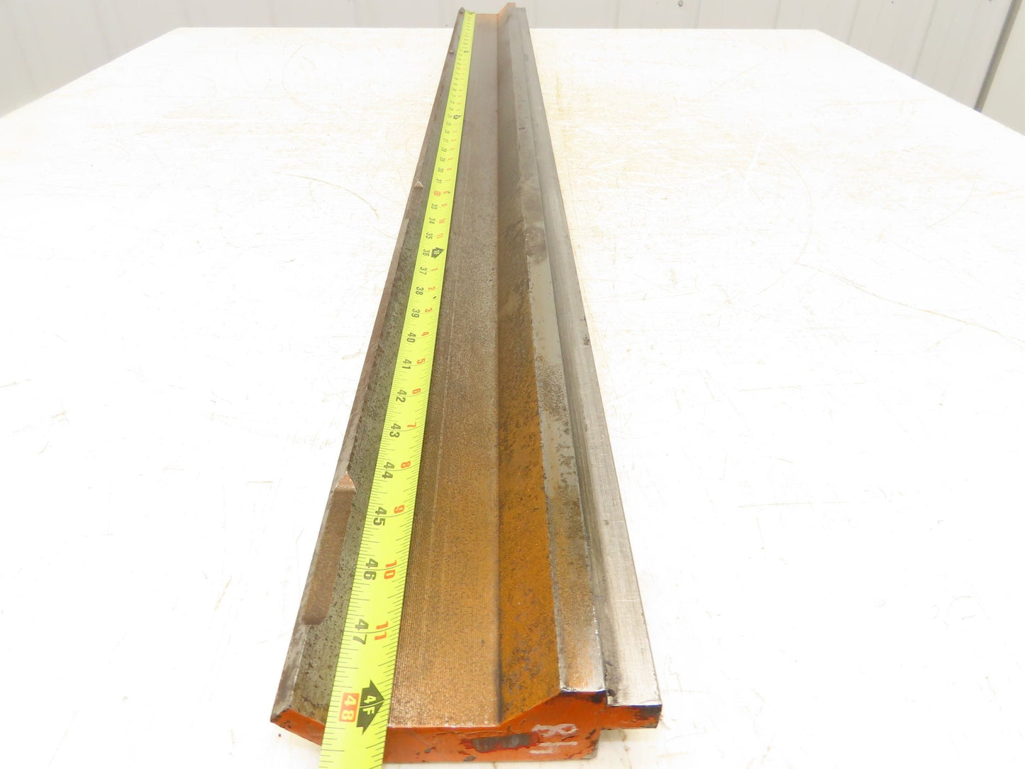 Press Brake Gooseneck Punch Die 48-1/4" Long 90° V 3/8" Finger 3-3/4" H