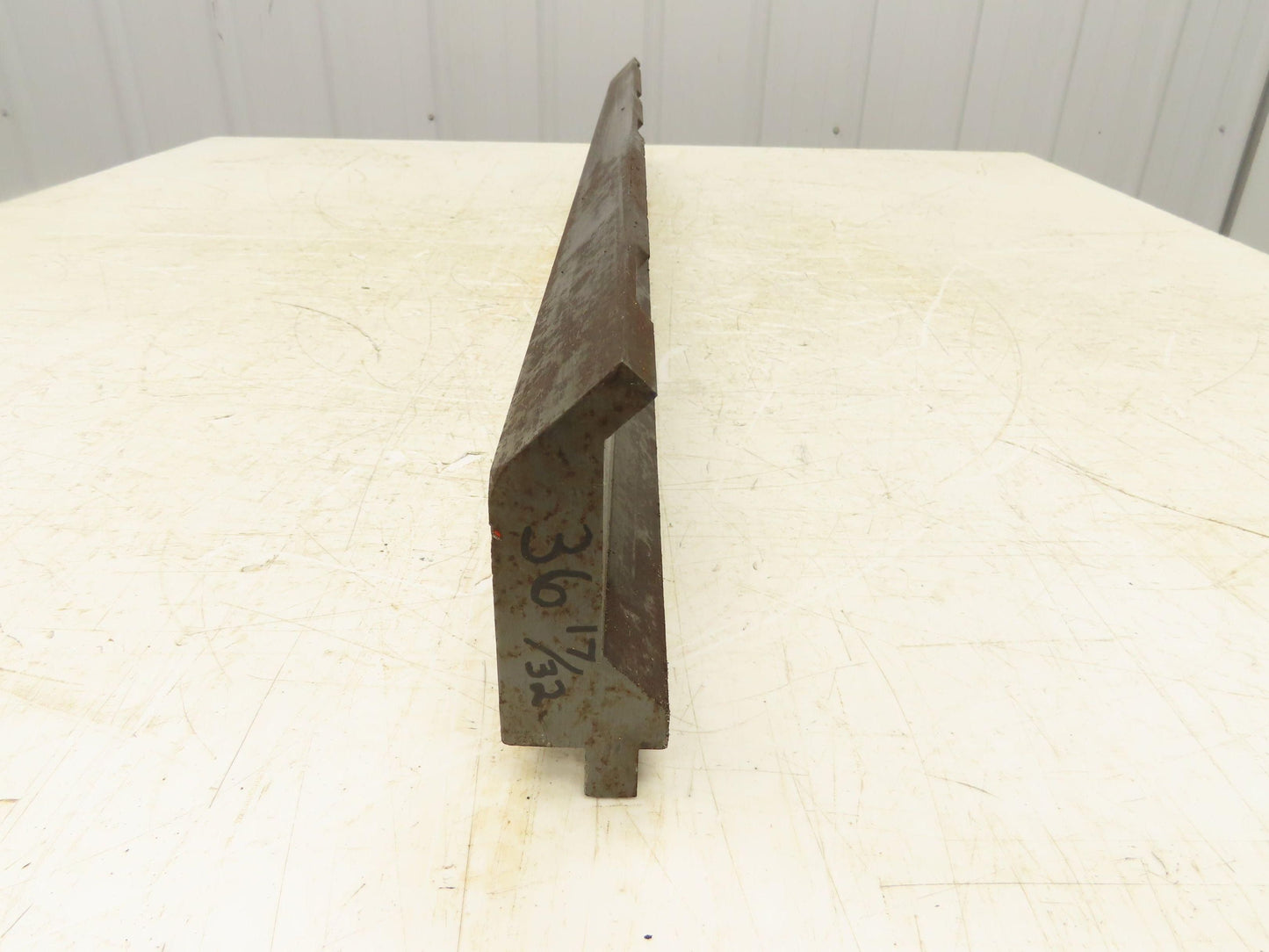 Press Brake Gooseneck Punch Die 36-1/2" Long 90° V 3/8" Finger 3-3/4" H