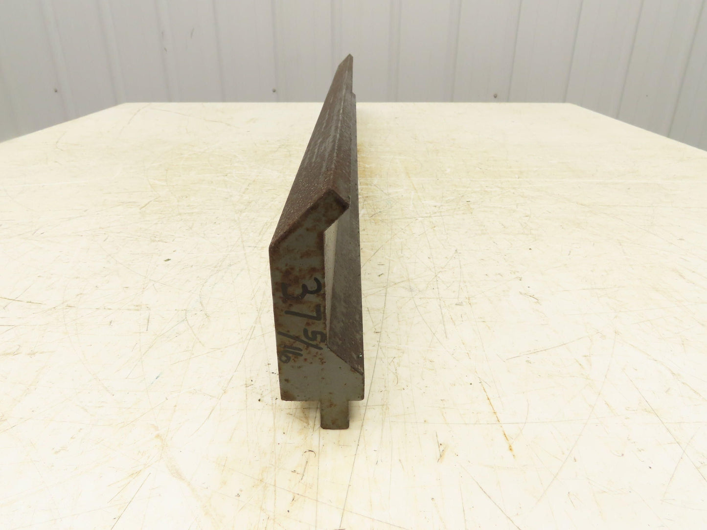 Press Brake Gooseneck Punch Die 37-3/8" Long 90° V 3/8" Finger 3-3/4" H
