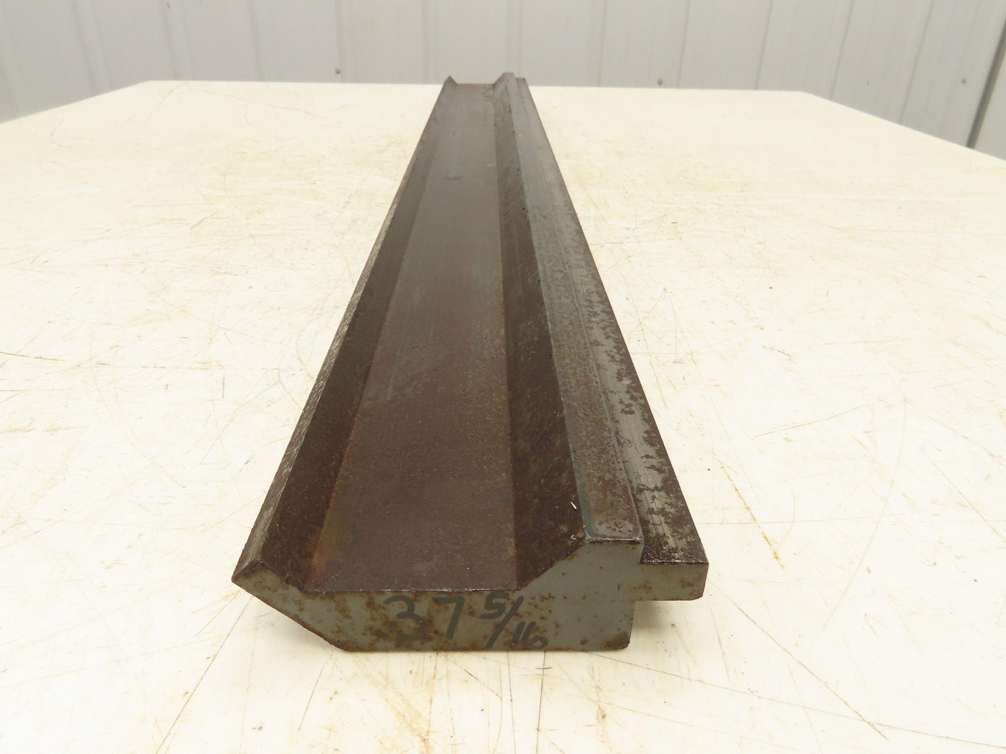 Press Brake Gooseneck Punch Die 37-3/8" Long 90° V 3/8" Finger 3-3/4" H