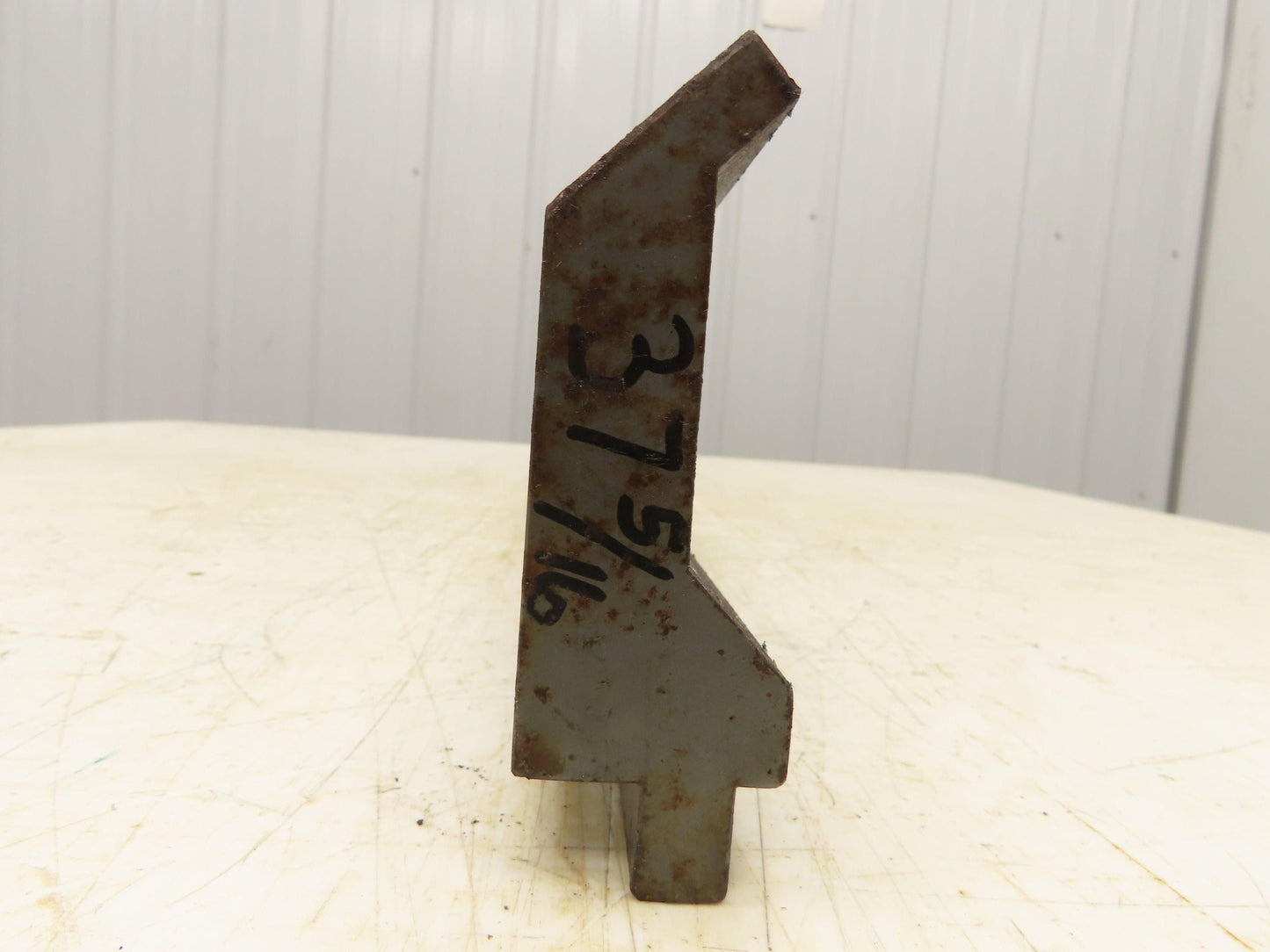 Press Brake Gooseneck Punch Die 37-3/8" Long 90° V 3/8" Finger 3-3/4" H