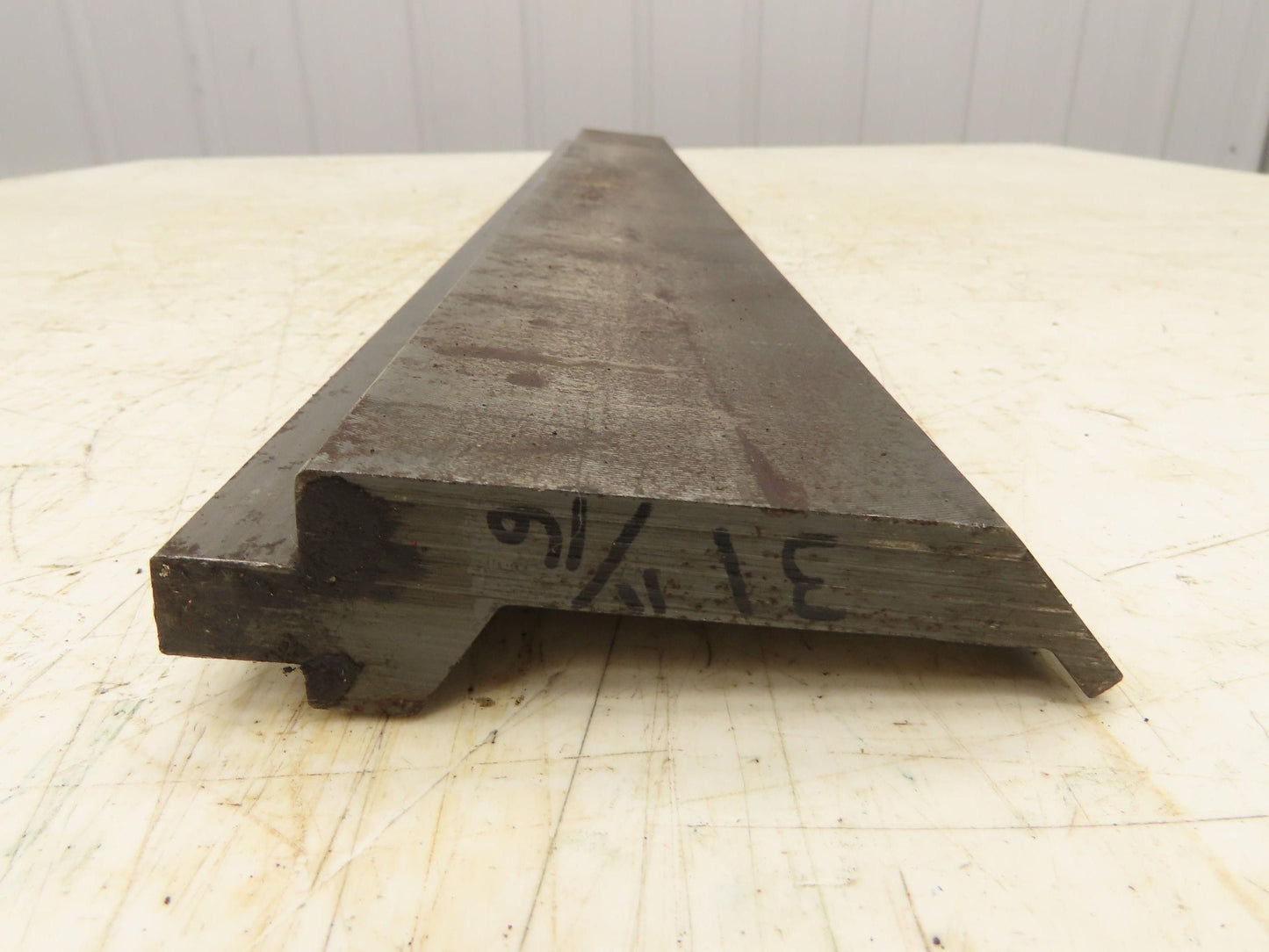 Press Brake Gooseneck Punch Die 35-7/16" Long 90° V 1/4" Finger 3-3/4" H