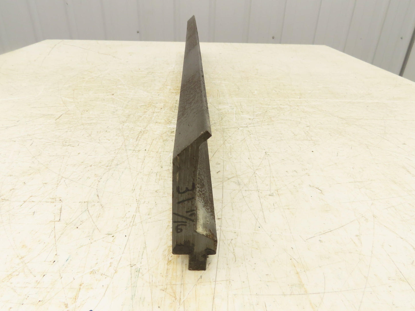Press Brake Gooseneck Punch Die 31-3/4" Long 90° V 3/16" Finger 3-3/4" H