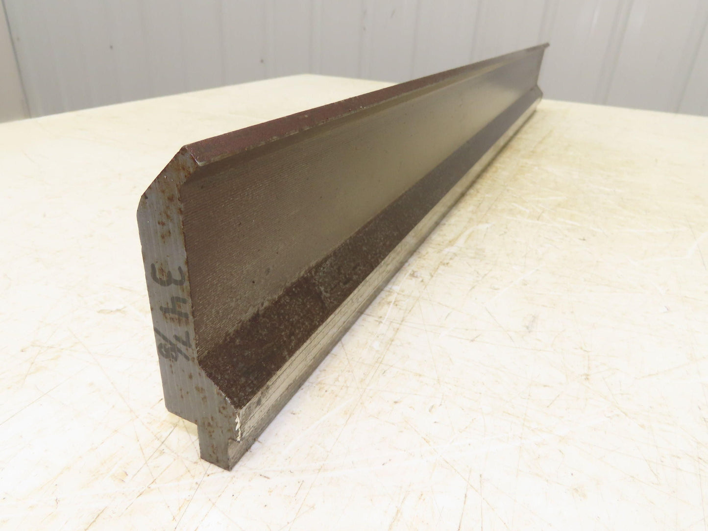 Press Brake Gooseneck Punch Die 34-7/8" Long 90° V 1/4" Finger 3-3/4" H