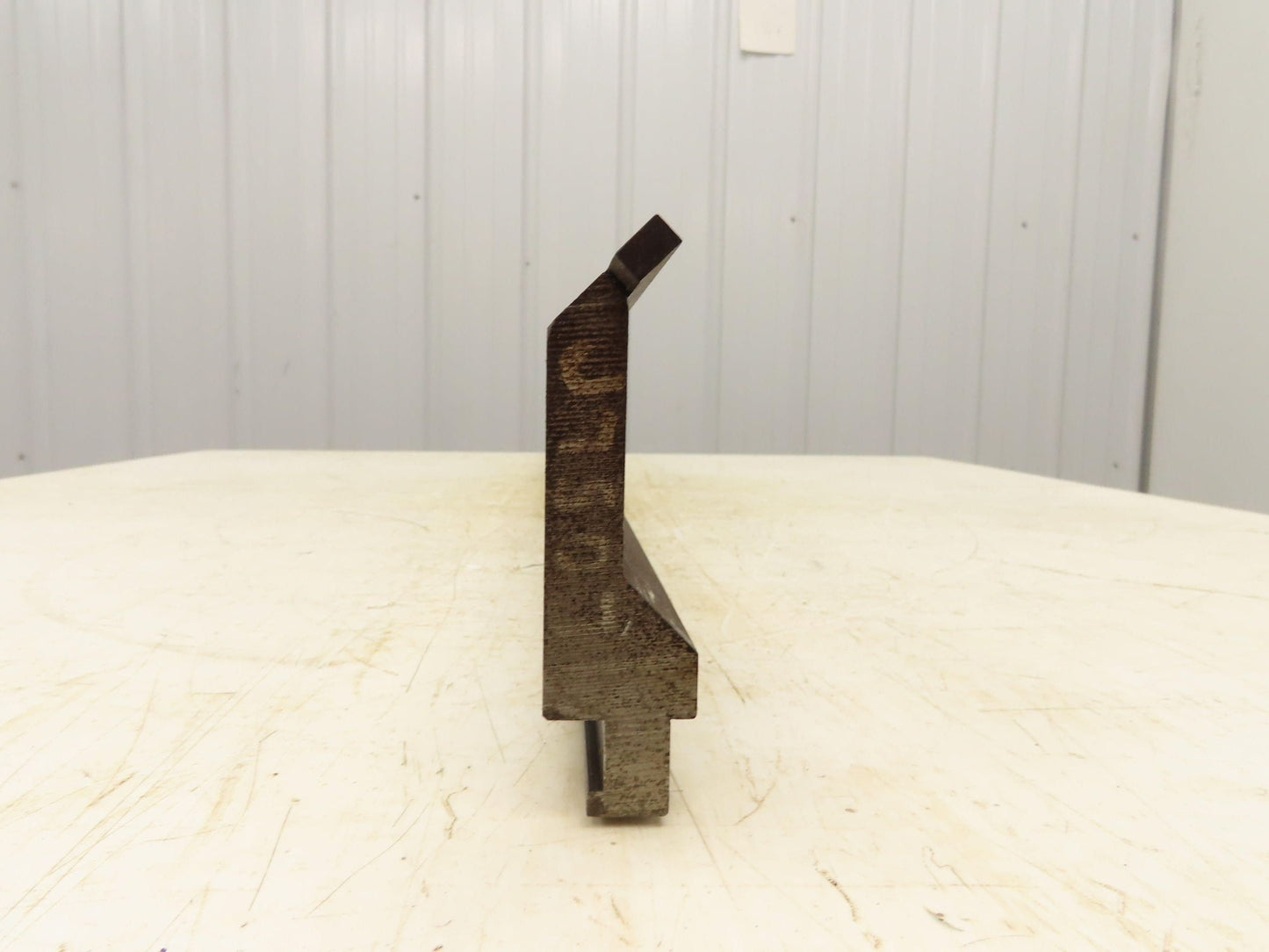 Press Brake Gooseneck Punch Die 46-3/4" L 90° V 1/4" Finger 3-5/8" H Safety Tang