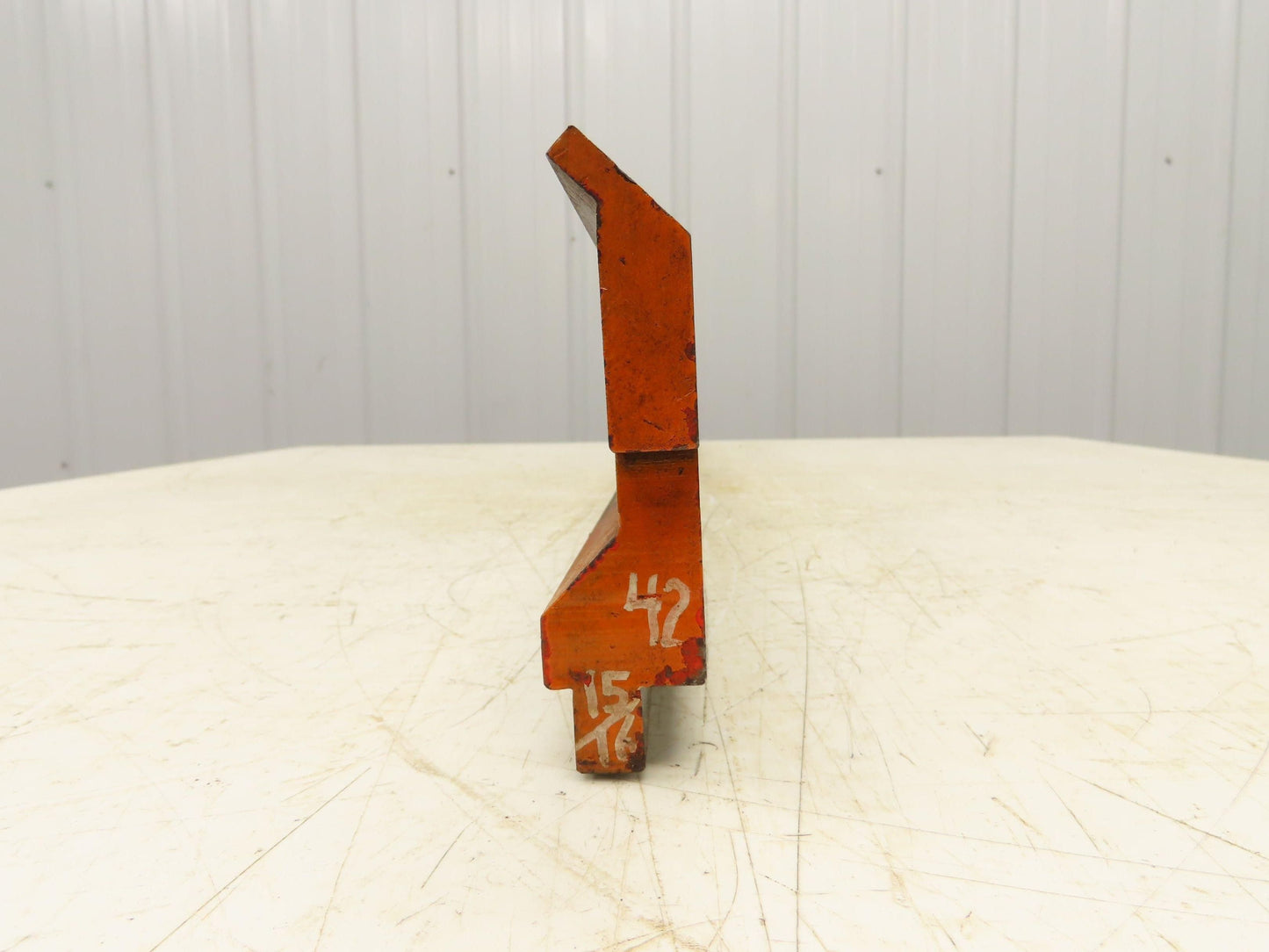 Press Brake Gooseneck Punch Die 43" Long 90° V 1/4" Finger 3-3/4" H