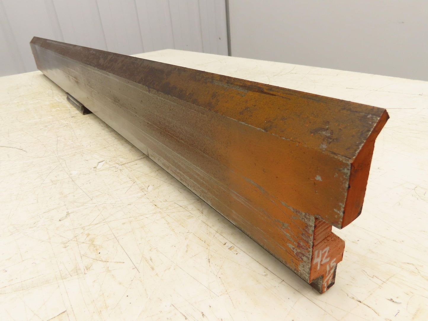 Press Brake Gooseneck Punch Die 43" Long 90° V 1/4" Finger 3-3/4" H