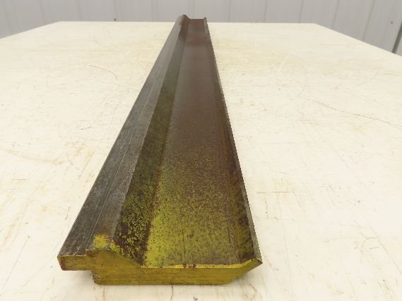 Press Brake Gooseneck Punch Die 45-9/16" Long 90° V 1/4" Finger 3-3/4" H