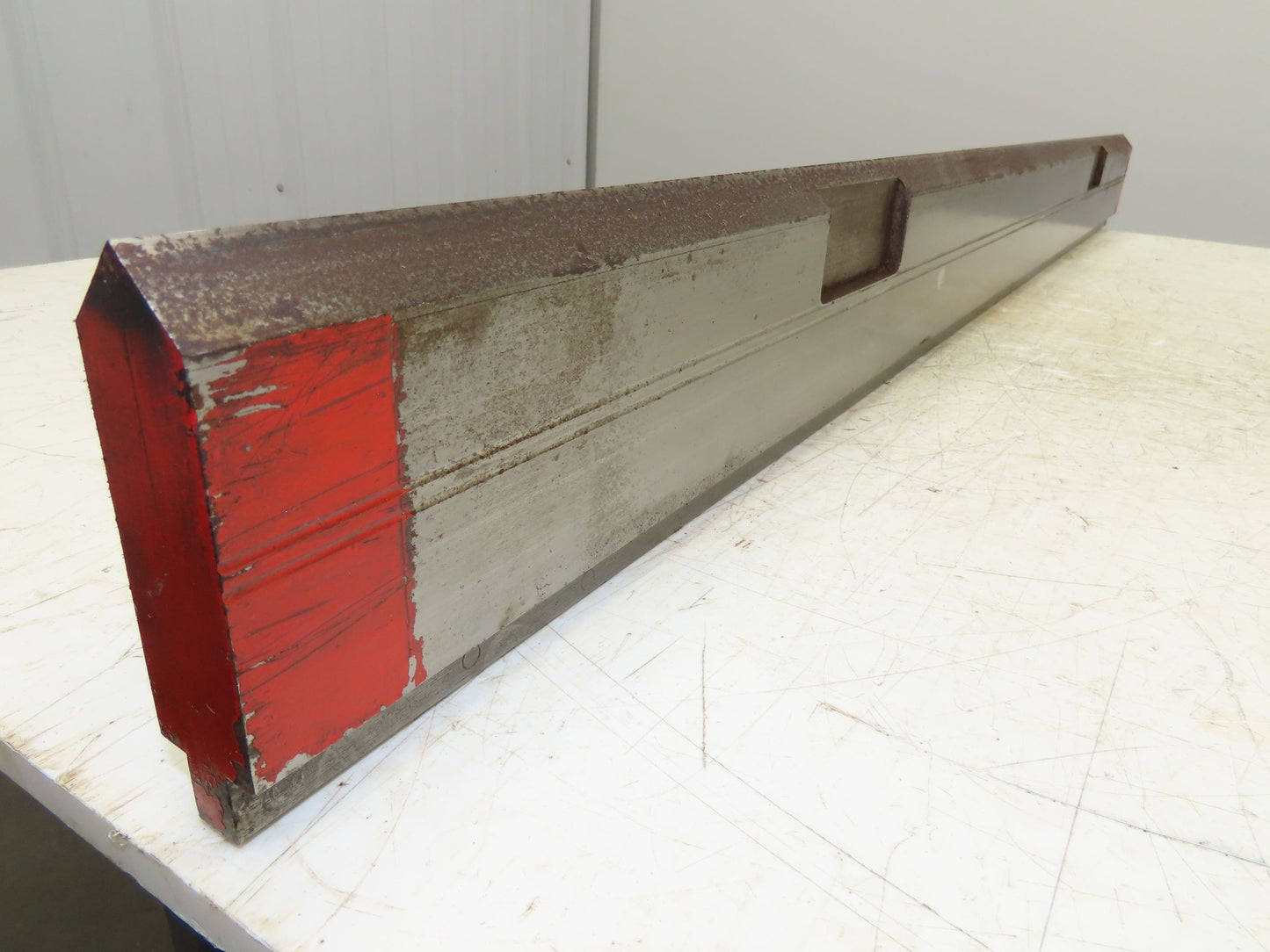 Press Brake Punch Die 49-1/16" Long 90° V 1-3/32" W 3-11/16" H 1/2" Tang