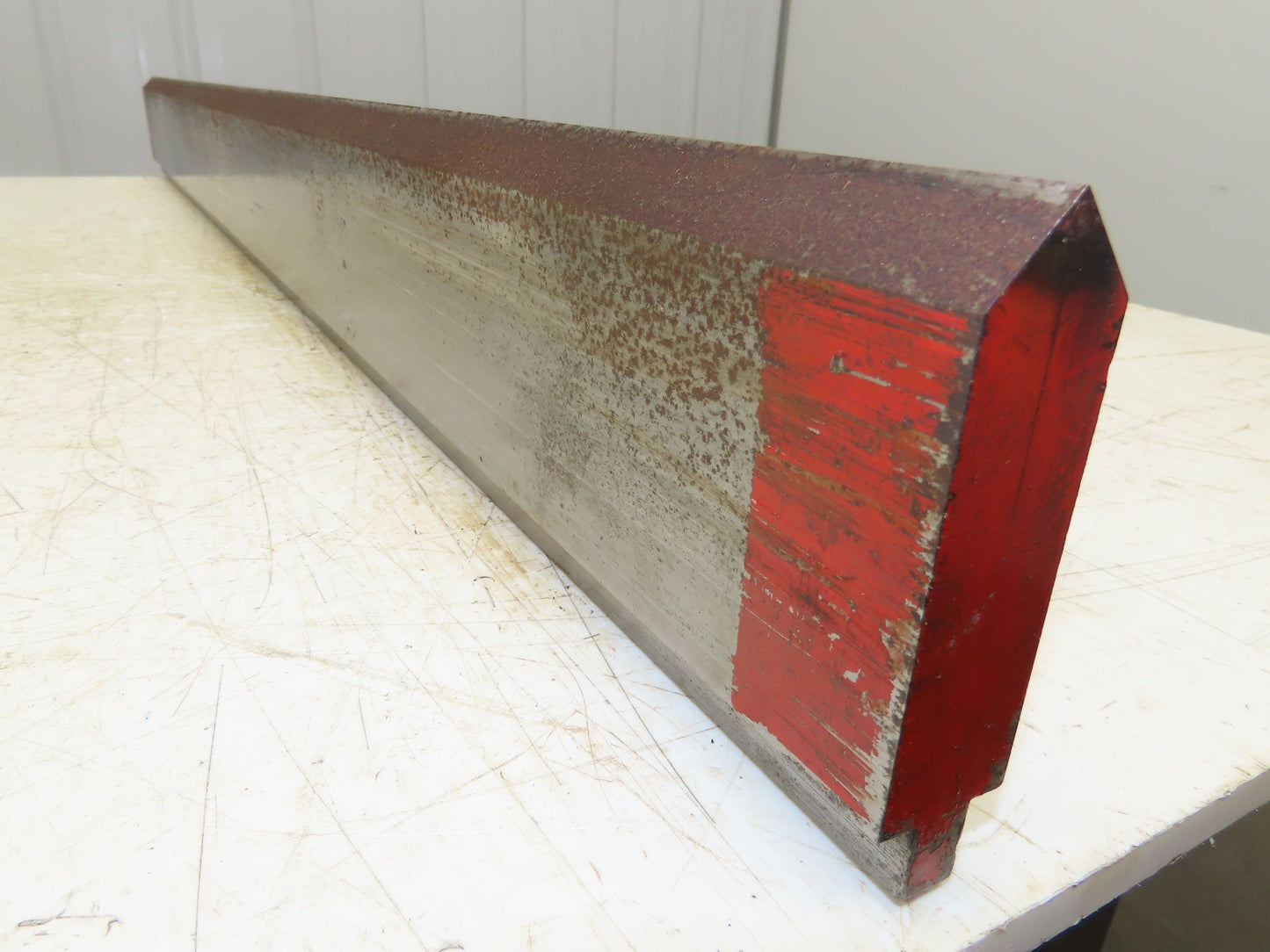 Press Brake Punch Die 49-1/16" Long 90° V 1-3/32" W 3-11/16" H 1/2" Tang