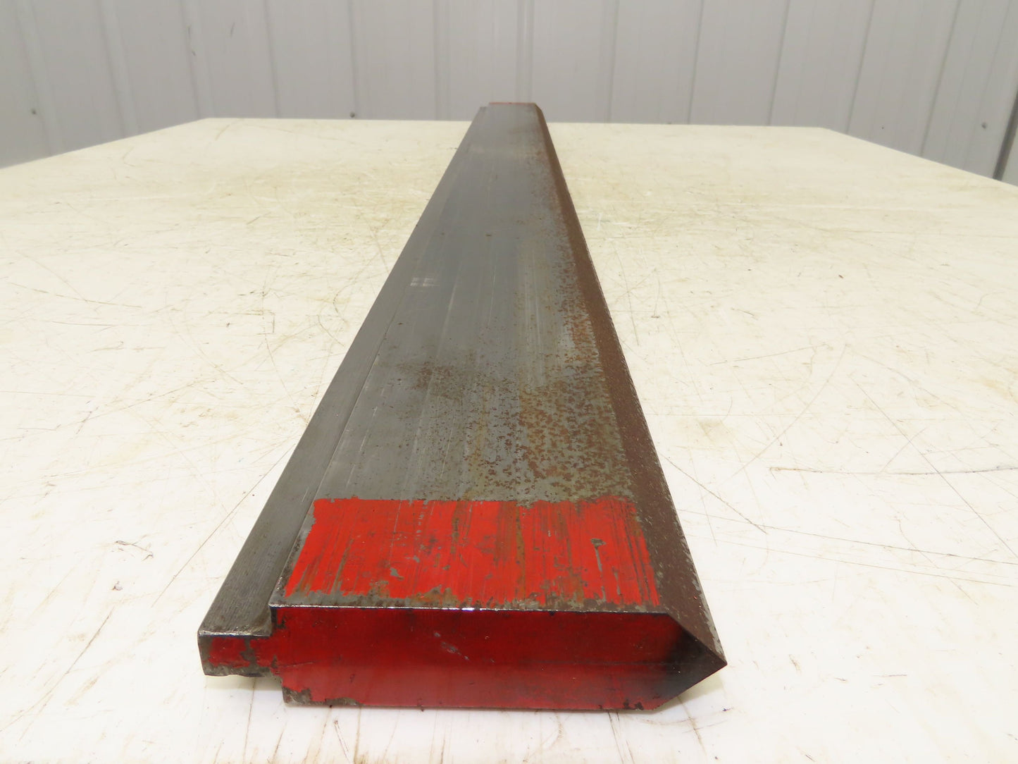 Press Brake Punch Die 49-1/16" Long 90° V 1-3/32" W 3-11/16" H 1/2" Tang