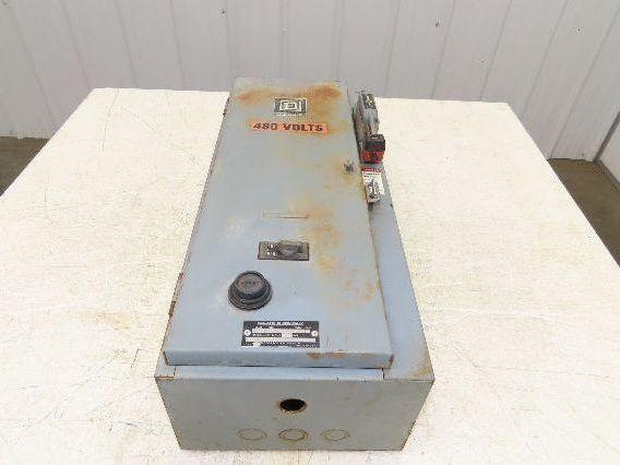 Square D SBG11 8538 Combination Motor Starter 5Hp 30A 480V 3PH Size 0 Non-Fused