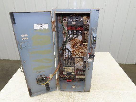 Square D SBG11 8538 Combination Motor Starter 5Hp 30A 480V 3PH Size 0 Non-Fused