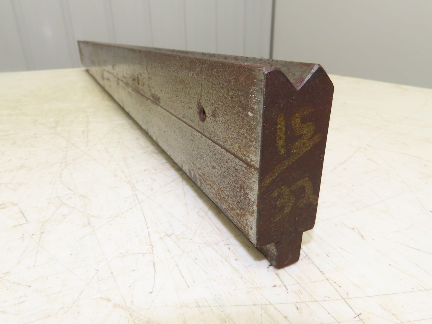 Press Brake Die 41" Long 90° Offset Z Bend 9/16" W 1/4" D 2-13/16" H