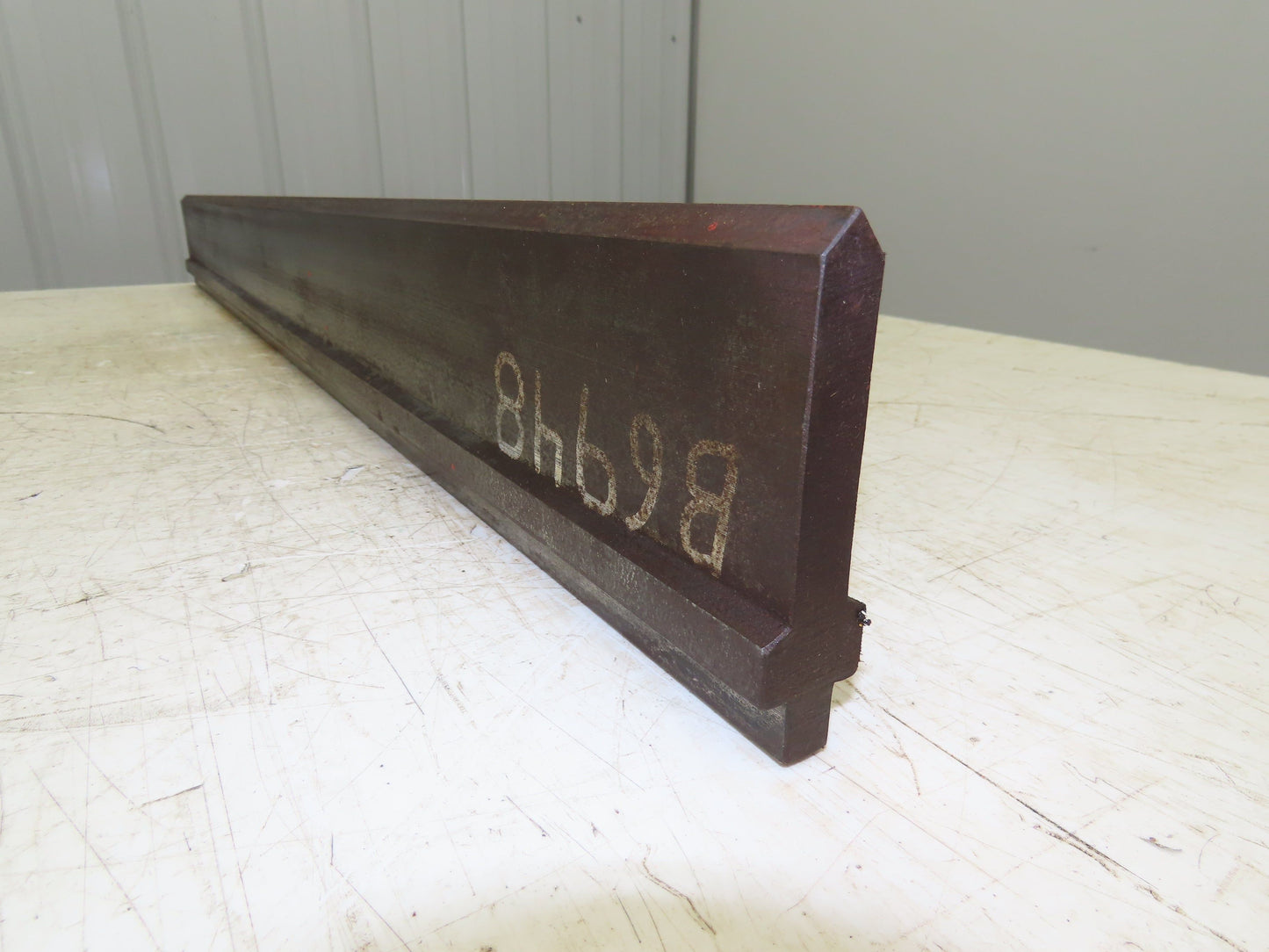 Press Brake Punch Die 44" Long 90° V 5/8" W 3-3/4" H 1/2" Tang