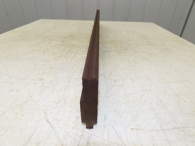 Press Brake Die 35-15/16" Long 90° V 5/16" W 3/16" D 3-3/4" H 1/2" Tang