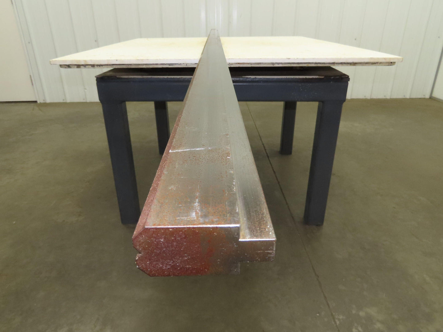 Press Brake Die 122" Long 90° V 1/4" W 1/8" D 1-3/4" H 1/2" Tang