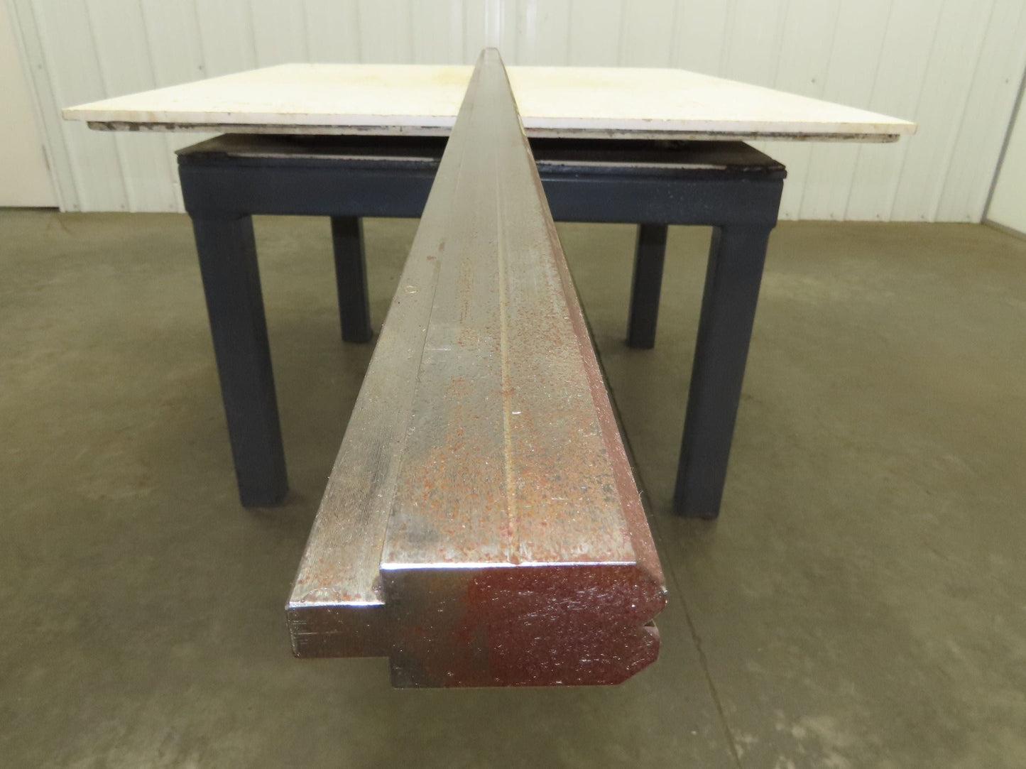 Press Brake Die 122" Long 90° V 1/4" W 1/8" D 1-3/4" H 1/2" Tang