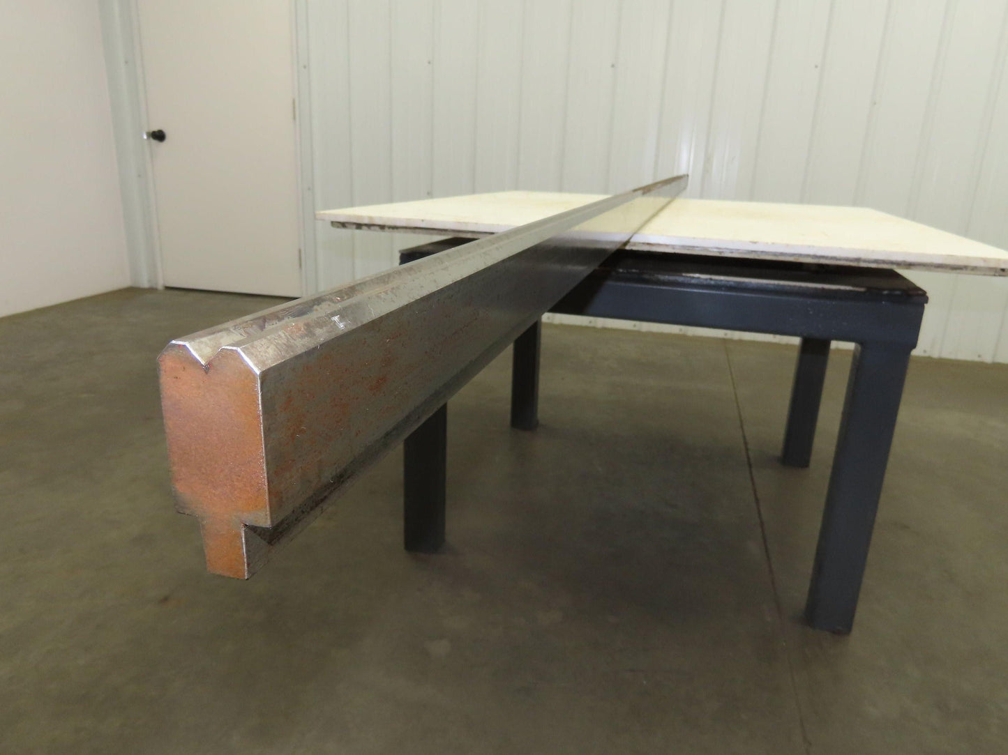 Press Brake Die 122" Long 90° V 3/8" W 5/32" D 1-3/4" H 1/2" Tang