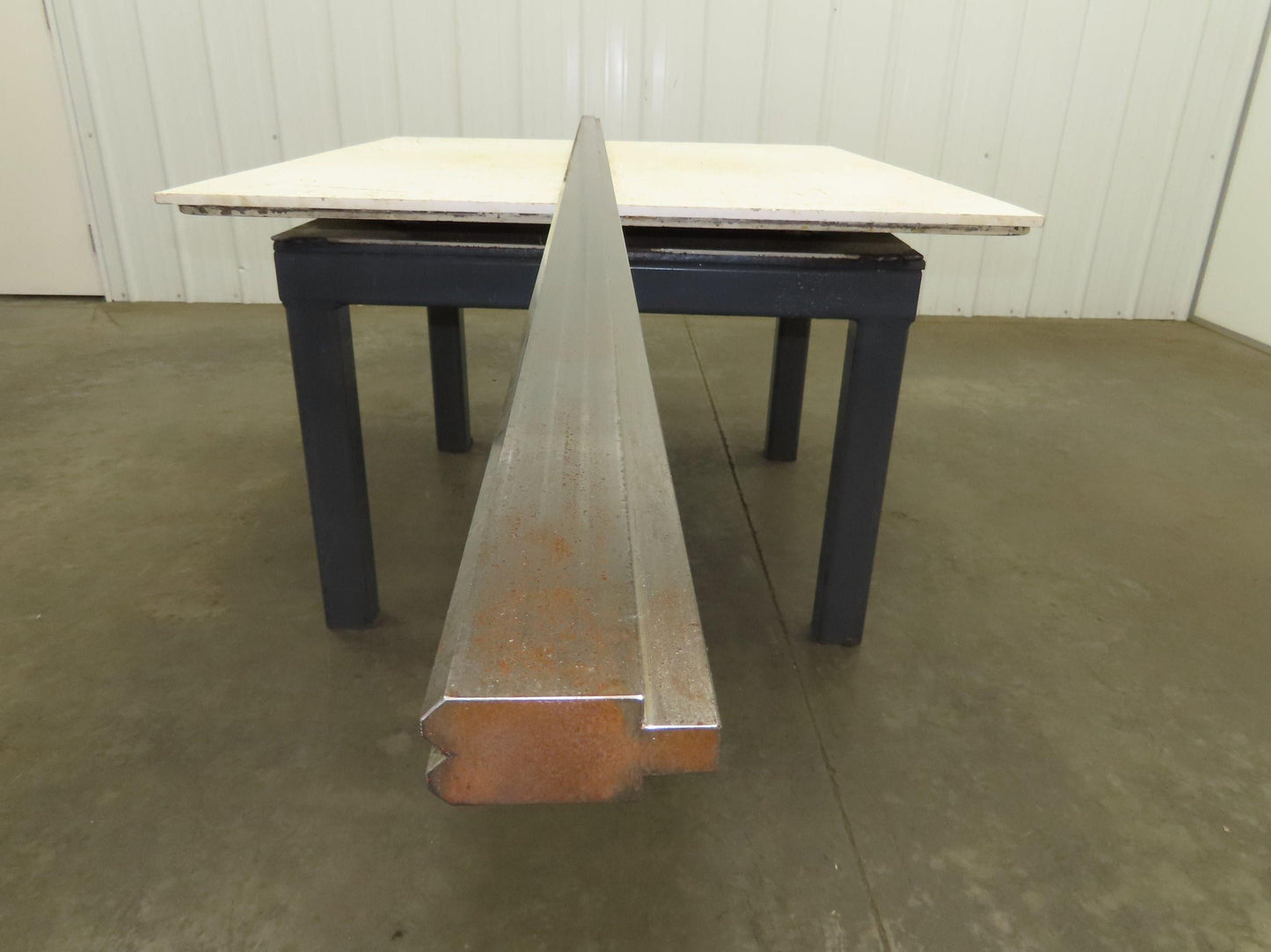 Press Brake Die 122" Long 90° V 3/8" W 5/32" D 1-3/4" H 1/2" Tang
