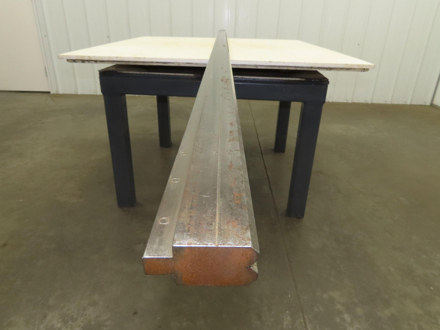 Press Brake Die 122" Long 90° V 3/8" W 5/32" D 1-3/4" H 1/2" Tang