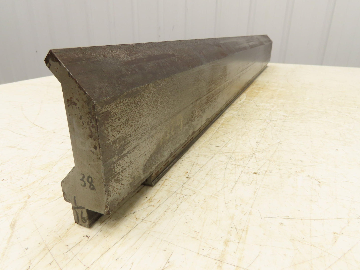 Press Brake Gooseneck Punch Die 38" Long 90° V 3/8" Finger 3-3/4" H