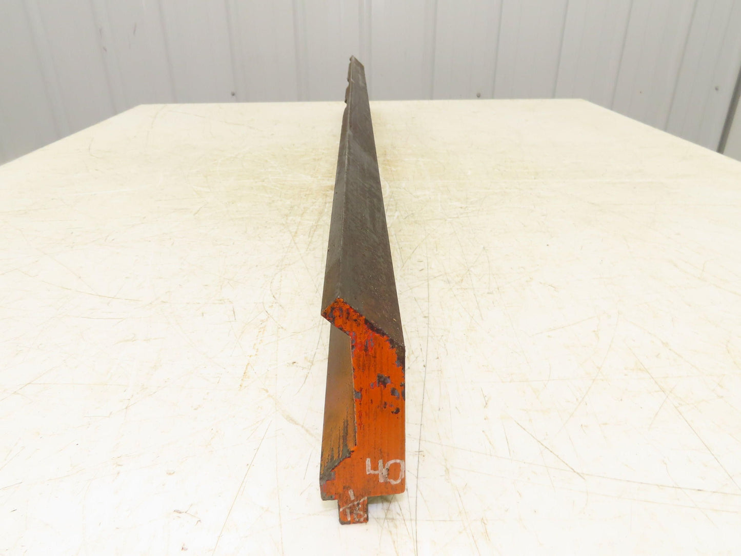Press Brake Gooseneck Punch Die 40-1/16" Long 90° V 3/8" Finger 3-3/4" H
