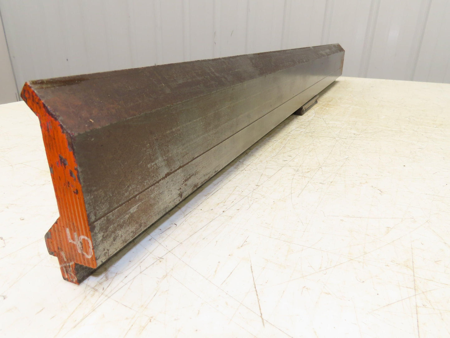 Press Brake Gooseneck Punch Die 40-1/16" Long 90° V 3/8" Finger 3-3/4" H