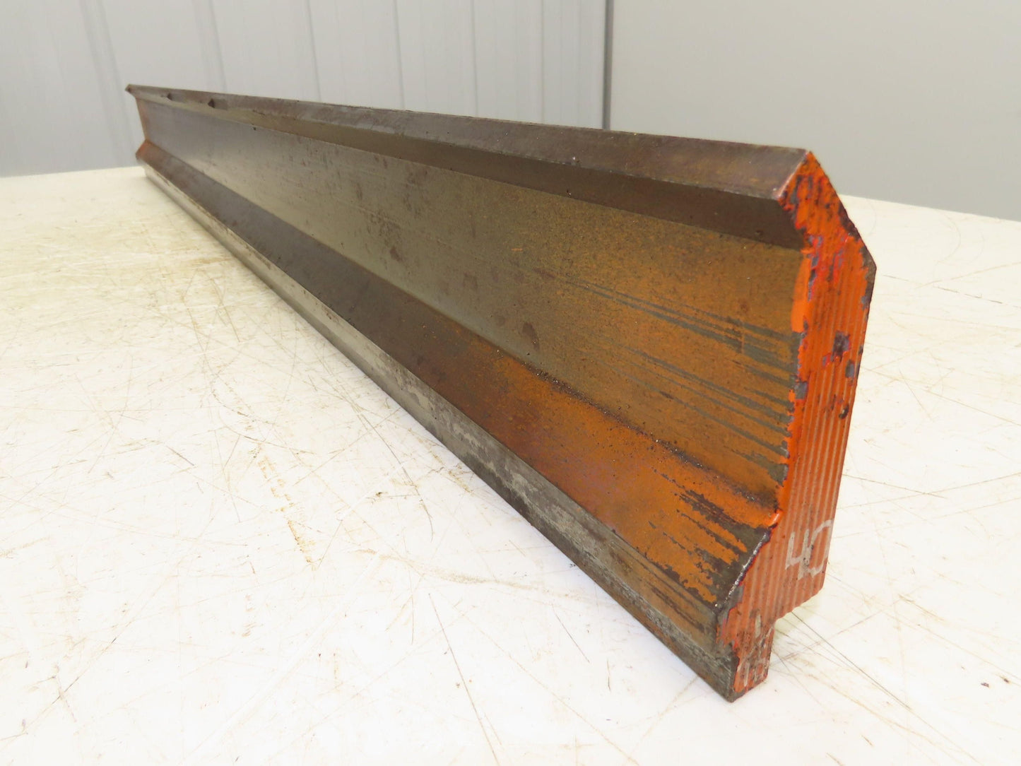 Press Brake Gooseneck Punch Die 40-1/16" Long 90° V 3/8" Finger 3-3/4" H