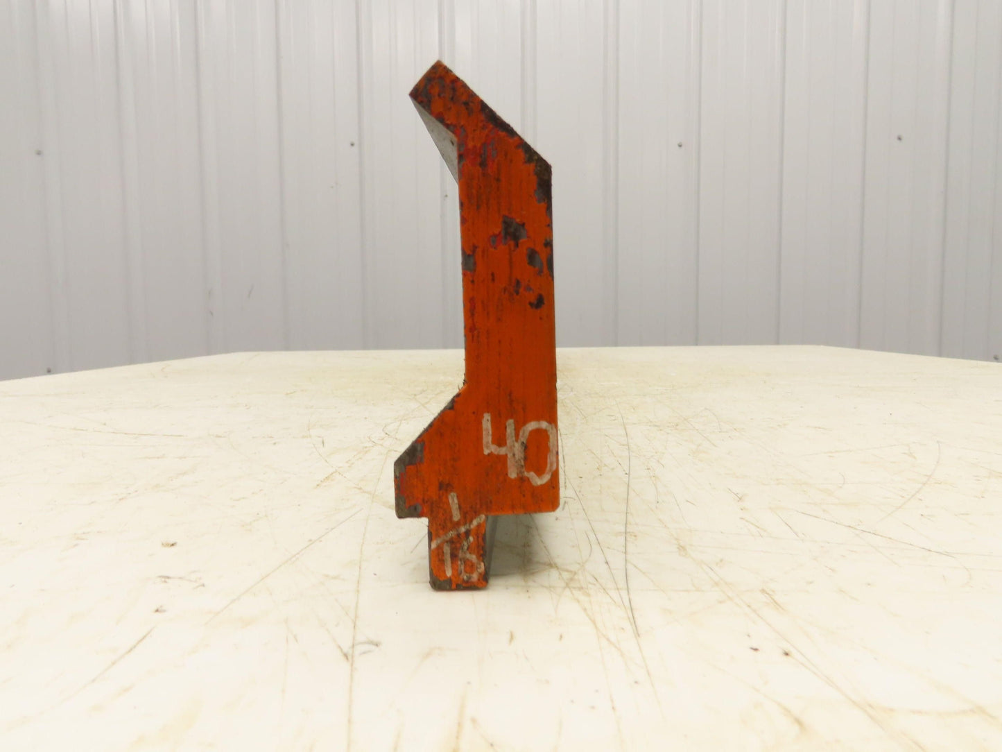 Press Brake Gooseneck Punch Die 40-1/16" Long 90° V 3/8" Finger 3-3/4" H