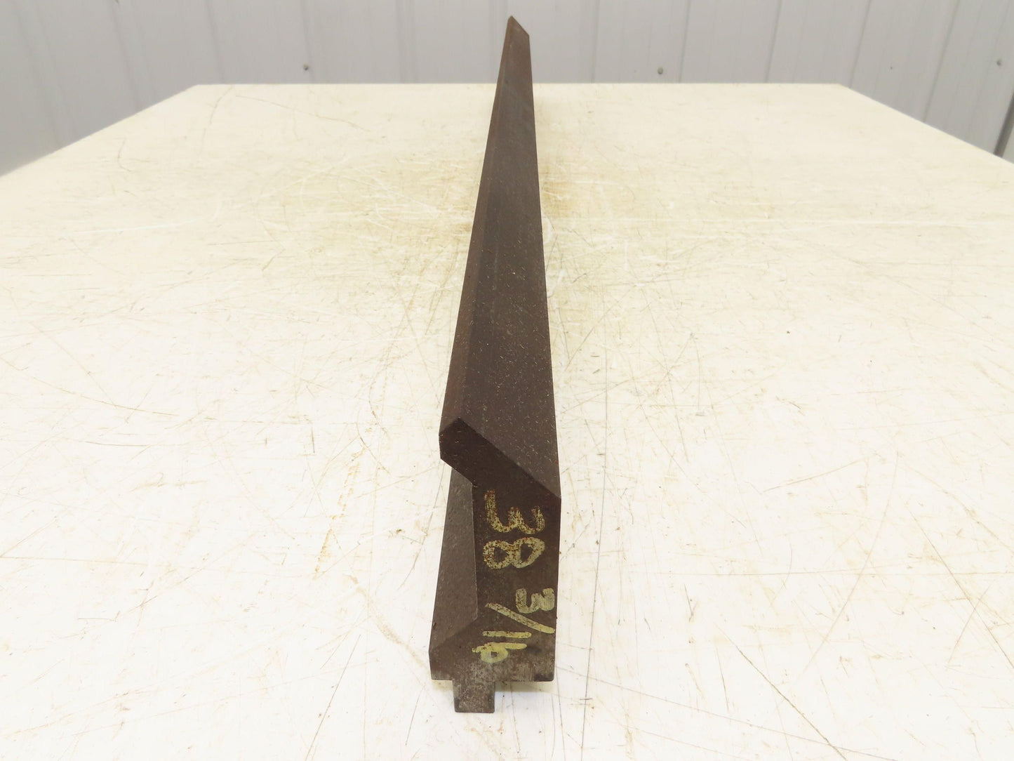 Press Brake Gooseneck Punch Die 38-3/16" Long 90° V 1/2" Finger 3-7/8" H