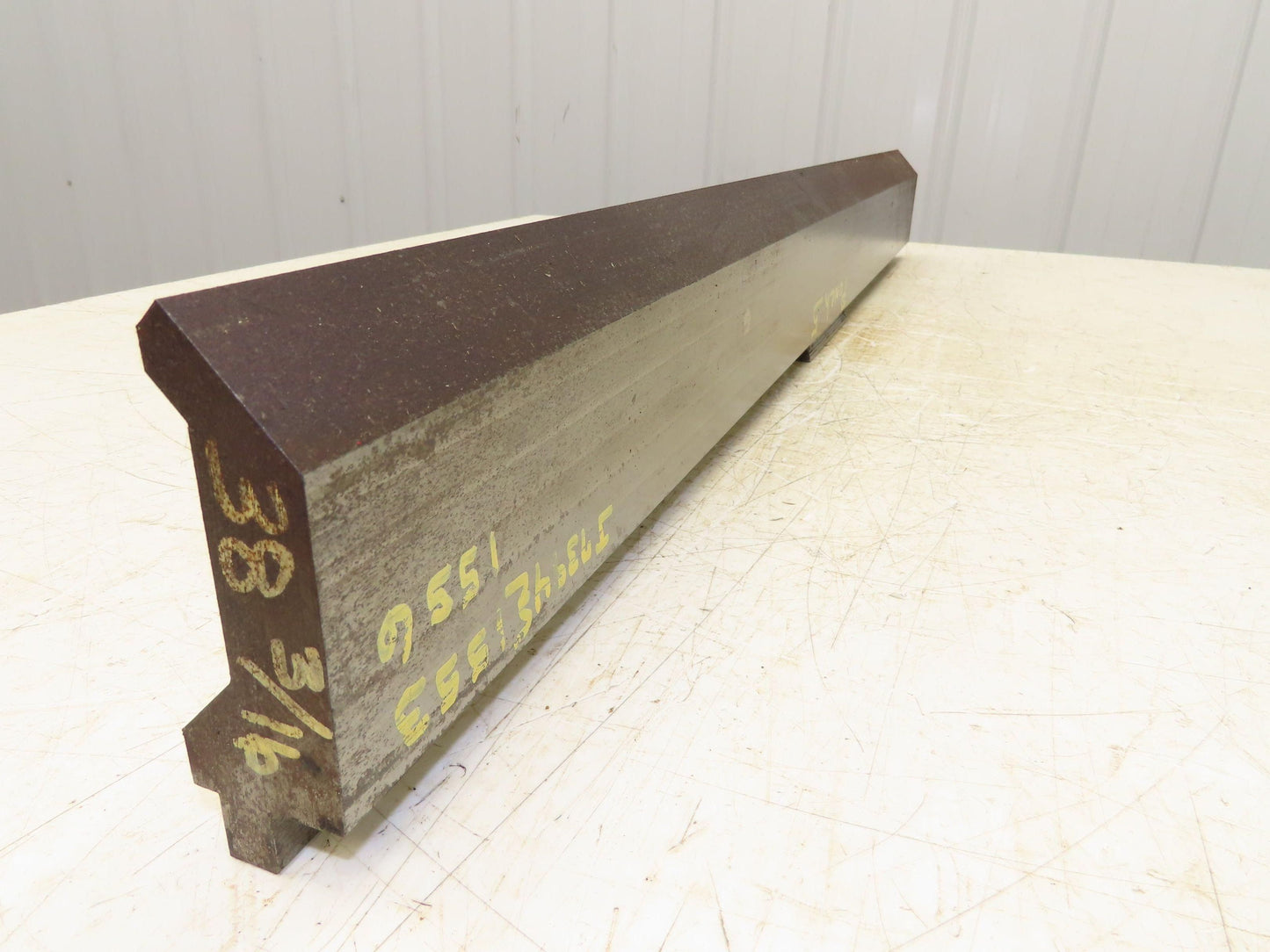 Press Brake Gooseneck Punch Die 38-3/16" Long 90° V 1/2" Finger 3-7/8" H