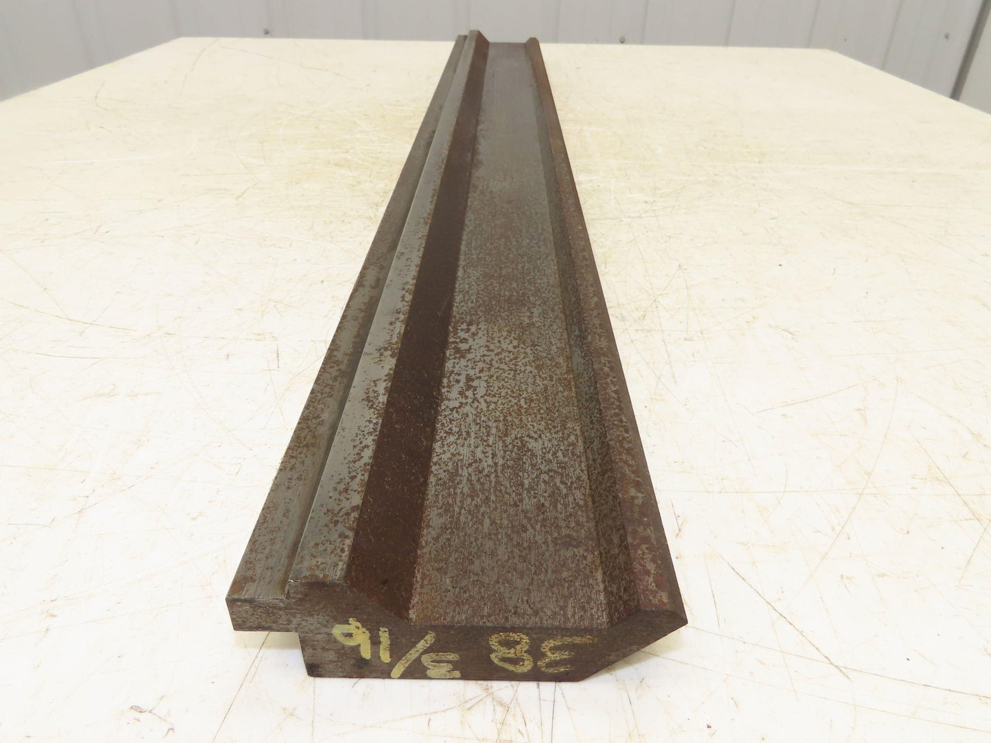 Press Brake Gooseneck Punch Die 38-3/16" Long 90° V 1/2" Finger 3-7/8" H