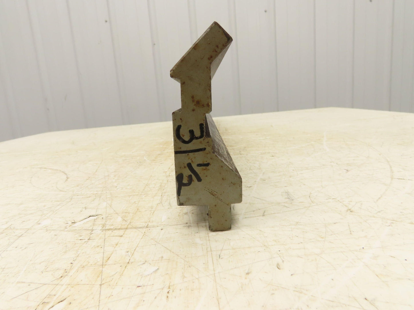 Press Brake Gooseneck Punch Die 31-1/2" Long 90° V 1/2" Finger 3-3/4" H