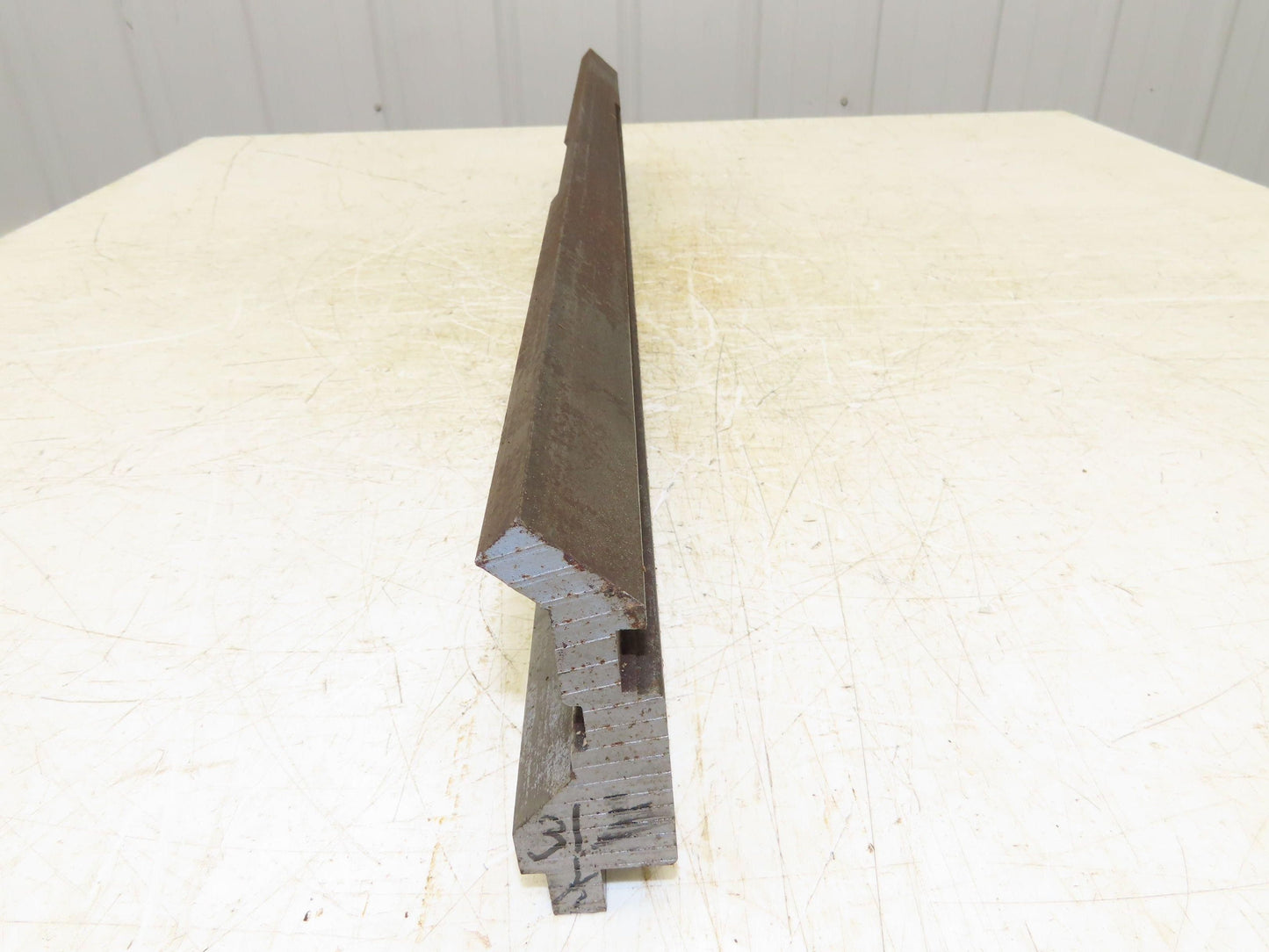 Press Brake Gooseneck Punch Die 31-1/2" Long 90° V 1/2" Finger 3-3/4" H