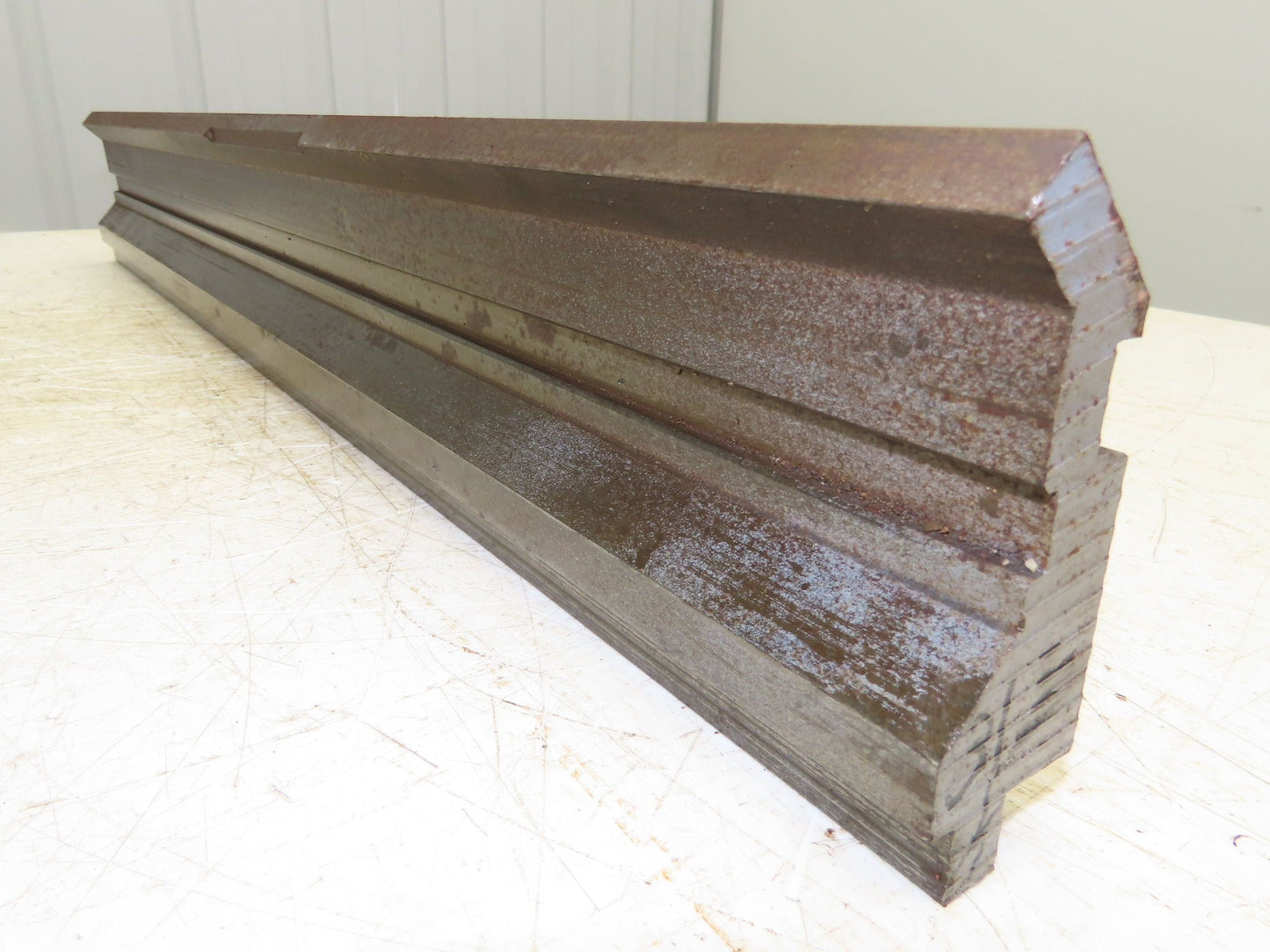 Press Brake Gooseneck Punch Die 31-1/2" Long 90° V 1/2" Finger 3-3/4" H