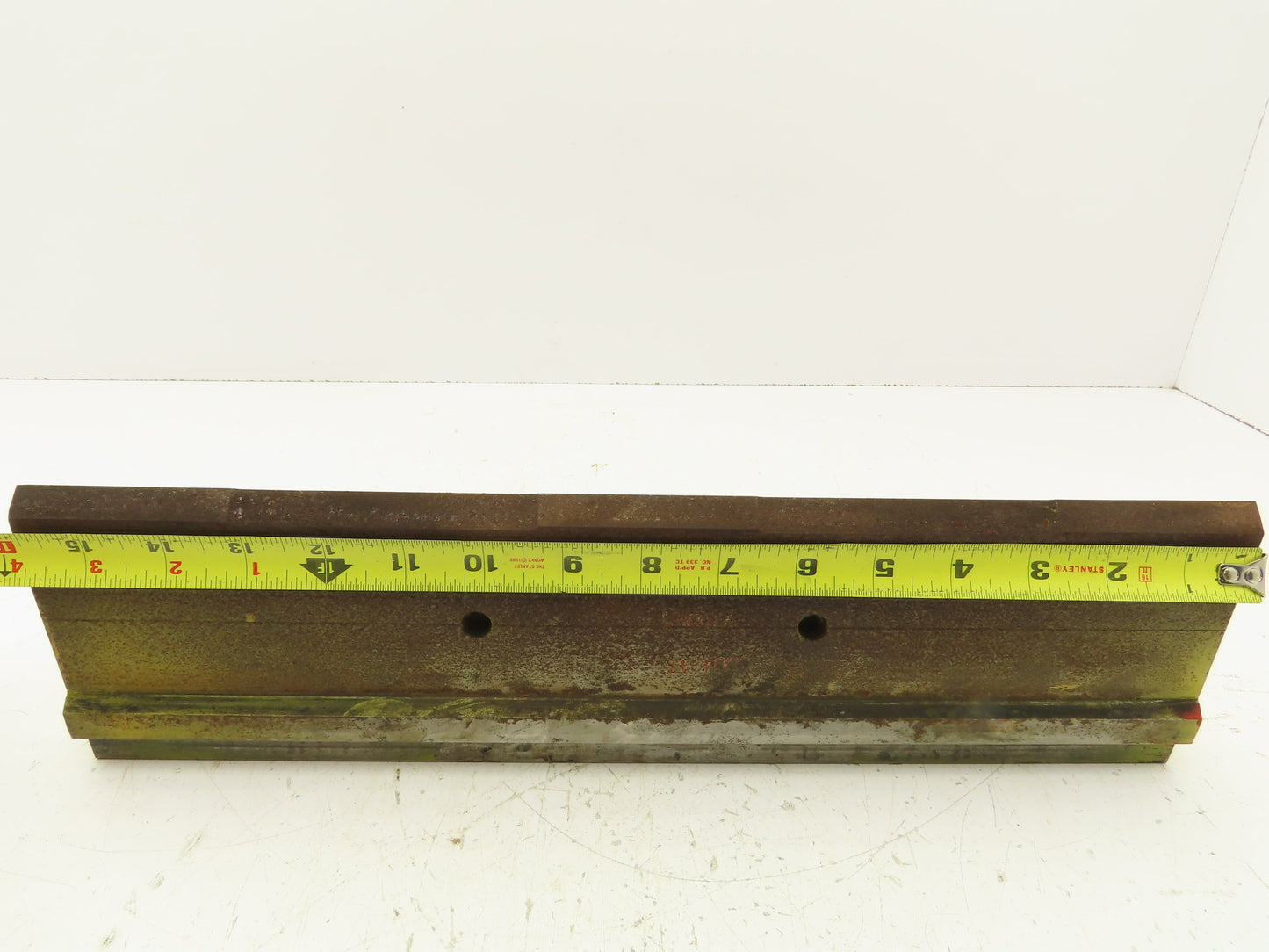 Press Brake Punch Die 15-7/8" Long 90° V 5/8" W 3-3/4" H 1/2" Tang